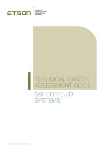 Technical Safety AssesSment Guide SAFETY FLUID SYSTEMS  ETSON[removed]March 2015