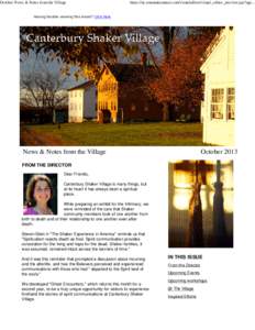 October News & Notes from the Village  https://ui.constantcontact.com/visualeditor/visual_editor_preview.jsp?age... Having trouble viewing this email? Click here