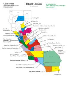 California  POLICOM CORPORATION  Metropolitan Statistical Areas