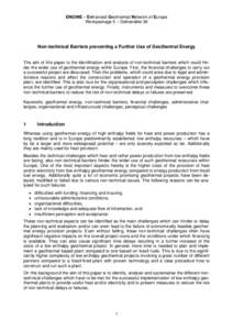 Geothermal energy / Alternative energy / Low-carbon economy / Energy policy / Volcanoes / Geothermal electricity / Geothermal heating / District heating / Sustainable energy / Energy / Technology / Renewable energy