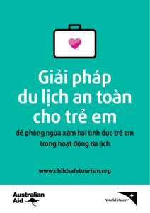 Giải pháp du lịch an toàn cho trẻ em để phòng ngừa xâm hại tình dục trẻ em trong hoạt động du lịch