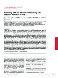 CLINICAL EPIDEMIOLOGY  www.jasn.org