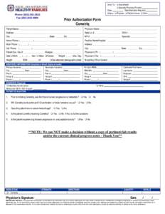 Oral Oncology Referral Form