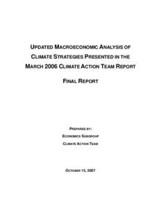 Climatology / Environmental economics / Climate change mitigation / Low-carbon economy / Emissions trading / Low-carbon fuel standard / Emission intensity / California Air Resources Board / Economics of global warming / Environment / Climate change policy / Climate change