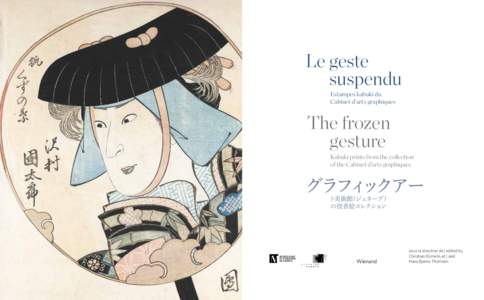 Le geste suspendu Estampes kabuki du Cabinet d’arts graphiques  The frozen