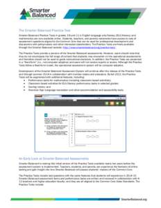 SBAC Practice Test Fact Sheet