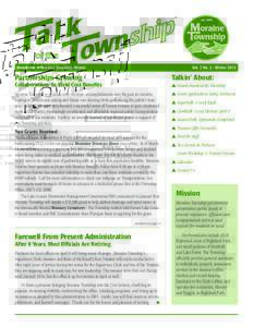 SM  Newsletter of Moraine Township, Illinois Vol. 7, No. 2 - Winter 2013