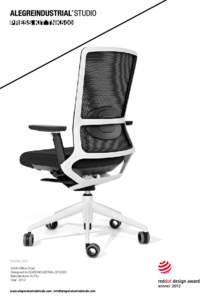 PRESS KIT TNK500  Tnk500_003 A500 Office Chair Designed ALEGREINDUSTRIAL STUDIO Manufacturer ACTIU