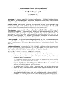 Chevron Corporation / United States / Wasatch Front / Liberty Park / Red Butte Creek oil spill / Red Butte Creek / Oil spill / Butte /  Montana / Salt Lake City / Geography of the United States / Utah / Environment