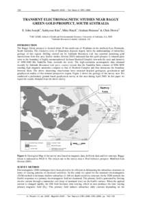 TRANSIENT ELECTROMAGNETIC STUDIES NEAR BAGGY GREEN MINERAL PROSPECT, SOUTH AUSTRALIA