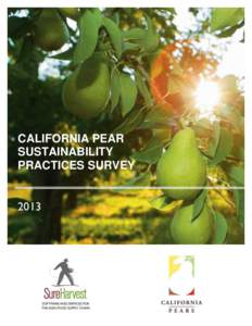 Agroecology / Pears / Organic farming / Maleae / Integrated pest management / Sustainable agriculture / Viticulture / Williams pear / Agriculture / Land management / Sustainability