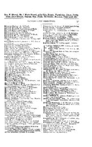 Geo. F. Stroud, No. 1 Main Street, sells Oils, Paints, Varnishes, Glass, Putty, Glue, Axle Grease, Oakum, Tar, Pitch, Oil Tanks, Brushes, Gold Leaf, &c. OSHKOSH CITY DIRECTORY. Edwards Edwards Edwards