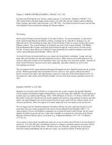 Indigenous peoples of the Southeastern Woodlands / Cades Pond culture / Alachua culture / Gainesville /  Florida / Potano / Timucua / Florida Museum of Natural History / Paynes Prairie / Alachua County /  Florida / History of North America / Florida / Americas