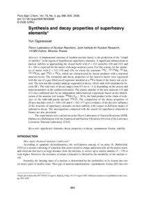 Pure Appl. Chem., Vol. 78, No. 5, pp. 889–904, 2006. doi:[removed]pac200678050889 © 2006 IUPAC