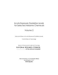 National Research Council / Agency for Toxic Substances and Disease Registry / National Academy of Sciences / Institute of Medicine / Science / Government / Paul J. Lioy / Panos G. Georgopoulos / United States National Academies / United States / Industry Canada