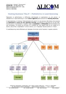 Internet Provider – Informatica – Telecomunicazioni  ALICOM SRL – Via Pietro Nenni, San Giovanni Teatino (CH) – Italiy Partita IVA: Codice Fisc: 