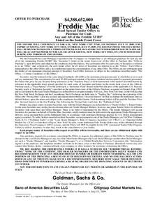 Mortgage industry of the United States / Securities / United States securities law / Affordable housing / Freddie Mac / Security / Depository Trust & Clearing Corporation / Fannie Mae / Settlement / Financial economics / Finance / Financial system