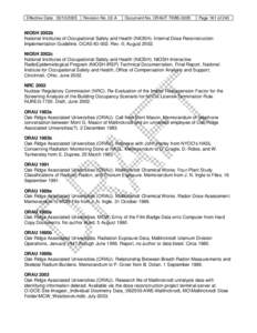 Chemical elements / Nuclear materials / Radon / Manhattan Project / Soil contamination / Uranium / K-65 residues / Radium / Ionizing radiation / Nuclear technology / Matter / Chemistry