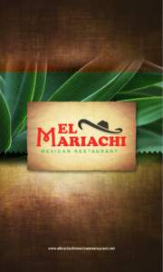 DINNER El Mariachi is a family owned restaurant that offers a genuine and unique Mexican cuisine experience and has a long tradition in Massachusetts. Nachos