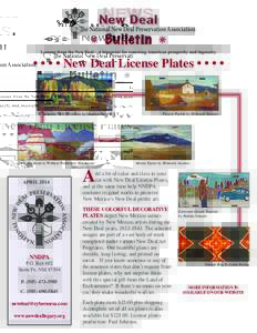 • • • • New Deal License Plates • • • •  Nambe Valley Summer by Sheldon Parsons A