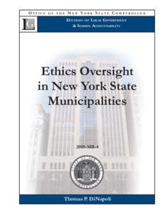 OFFICE  OF THE NEW YORK STATE COMPTROLLER D IVISION OF LOCAL GOVERNMENT