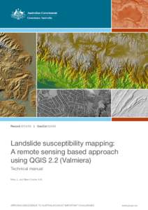 Planetary science / Cartography / Remote sensing / Earth sciences / Raster data / Landslide / Normalized Difference Vegetation Index / Satellite imagery / Landsat program / Computer vision / Earth / Geographic information systems