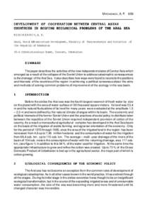 Asia / Aral Sea / Uzbekistan / Amu Darya / Water resources / Syr Darya / Nukus / Delta Blues / Mo‘ynoq / Water / Geography of Asia / Environmental disasters