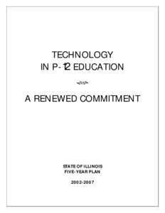 Technology in P-12 Education-A Renewed Commitment (December 12-13, 2001 Board Meeting)