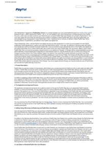 PayPal Here Agreement  Page 1 of 4 Search