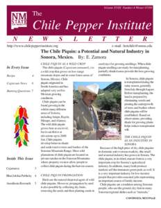 New Mexican cuisine / Cuisine of the Southwestern United States / Cuisine of the Western United States / Pequin pepper / Capsicum / Hot sauce / Habanero chili / Capsaicin / Bhut Jolokia chili pepper / Food and drink / Chili peppers / Medicinal plants