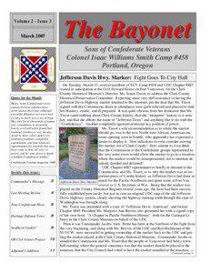 Virginia in the American Civil War / Jefferson Davis Highway / Jefferson Davis / George S. Patton / Museum of the Confederacy / Battle of New Market / Stonewall Jackson / Sons of Confederate Veterans / Confederate States of America / Virginia / Military personnel / United States