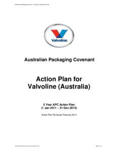 Microsoft Word - Valvoline APC Action Plan Jan 2011-Dec 2015_V2