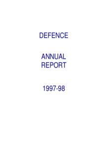 Defence Annual Report[removed]Prelims