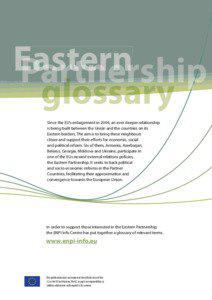 Eastern Partnership glossary