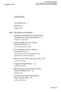 First Nations / Tlingit / Sergei Kan / Louis Shotridge / Nora Marks Dauenhauer / Andrew Hope III / Tlingit clans / Haida people / Southeast Alaska / Alaska / Tlingit people / First Nations in British Columbia