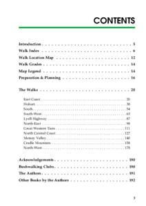 CONTENTS Introduction . . . . . . . . . . . . . . . . . . . . . . . . . . . . 5 Walk Index . . . . . . . . . . . . . . . . . . . . . . . . . . . . 6 Walk Location Map . . . . . . . . . . . . . . . . . . . . . . . 12 Walk