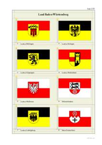 Tafel I/IV  Land Baden-Württemberg 1