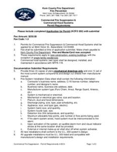 Plumbing / Fire suppression / Building engineering / Piping / Fire alarm system / Kern County Fire Department / Submittals / Amerex / Gaseous fire suppression / Safety / Firefighting / Active fire protection