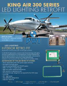 KING AIR 300 SERIES  LED LIGHTING RETROFIT pwi-e.com[removed]technical contact)