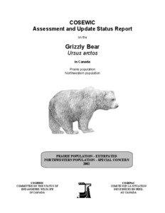COSEWIC   Assessment and Update Status Report