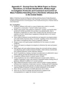 EMS Guidelines for Pandemic Influenza