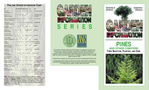 PINE AND CONIFER INFORMATION CHART NAME HABIT HEIGHT SPREAD GROWTH CLIMATE  WHITE FIR