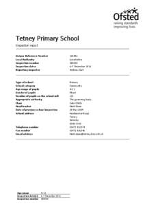 Tetney Primary School Inspection report