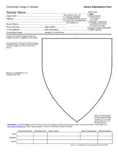 Northshield Device Submission Form