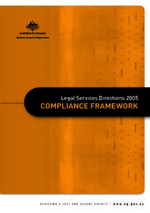 Legal Services Directions[removed]Compliance Framework Achieving a just and secure society