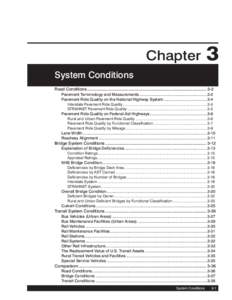 Chapter  3 System Conditions Road Conditions ....................................................................................................... 3-2