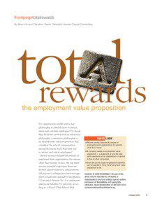 frontpagetotalrewards By Brad Hill and Christine Tande, Tandehill Human Capital Consulting