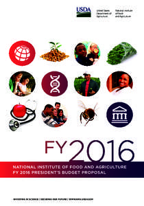 United States Department of Agriculture investing in science | securing our future | www.nifa.usda.gov