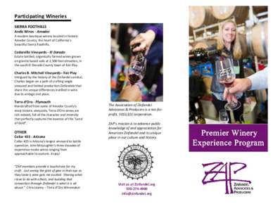 Microsoft Word - Premier Winery Brochure - FINAL