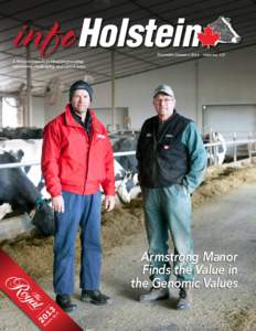 infoHolstein December/January 2014 issue no[removed]A Holstein Canada publication providing